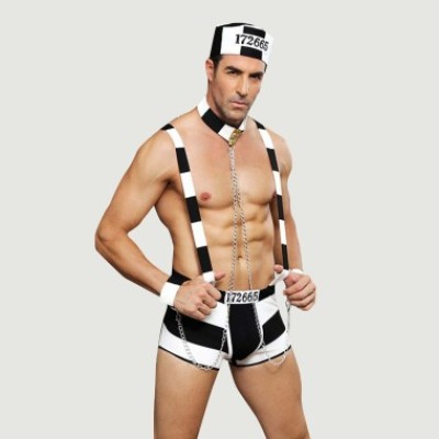 Ανδρική Στολή Sexy Κρατούμενος 